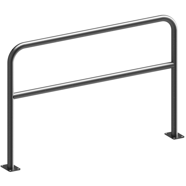 Hoop of steel tube |  48 x 2,5 mm | with cross bar | for plugging down | total width: 1500 mm | total height: 1000 mm | hot-dip galvanized